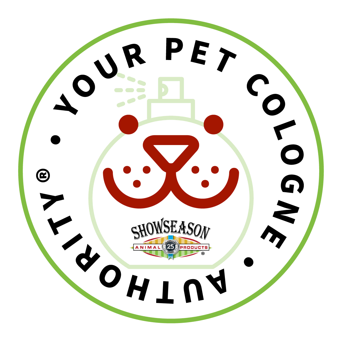 Showseason "Your Pet Cologne Authority" Badge 