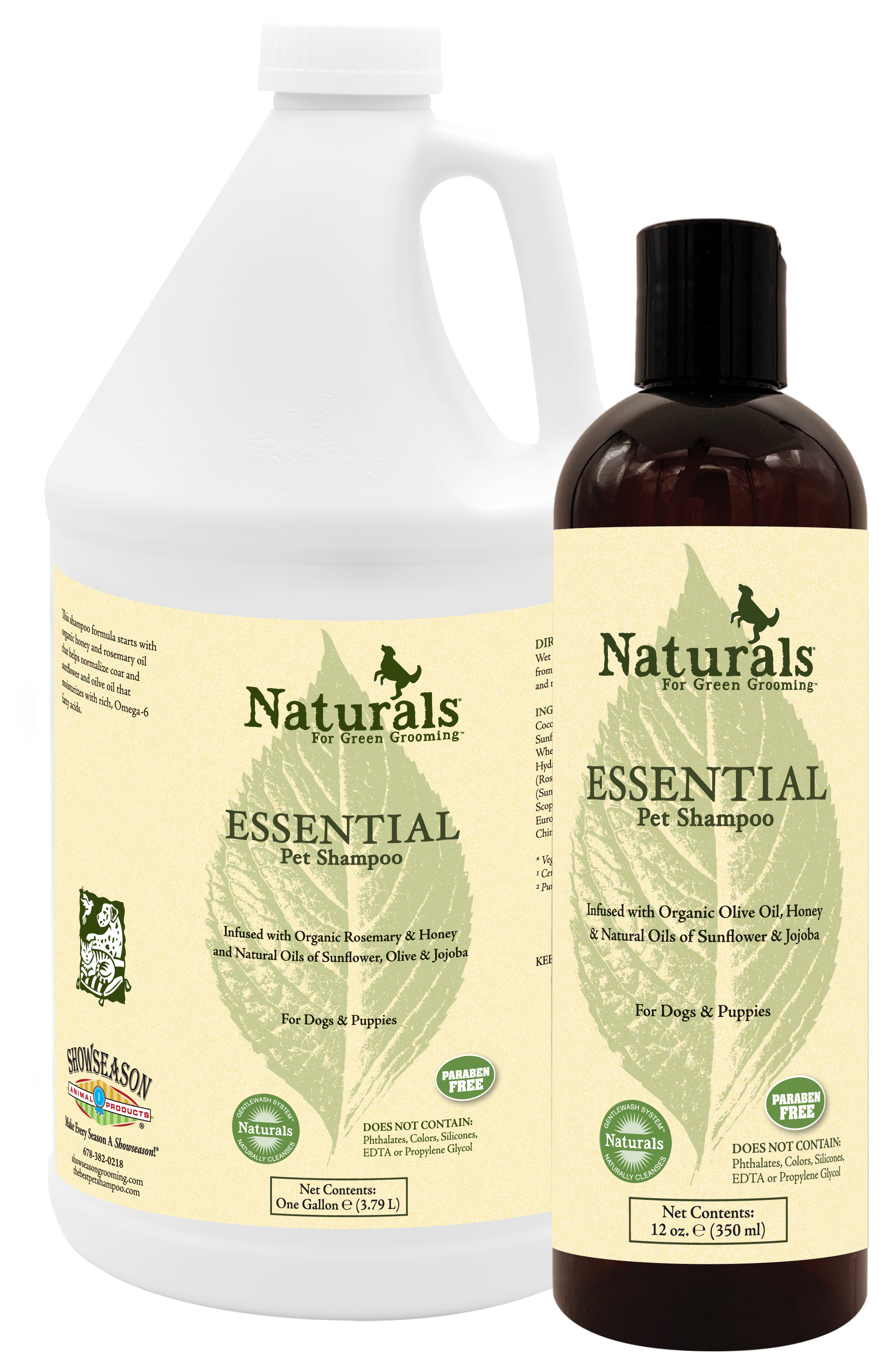 Naturals for Green Grooming Essential Pet Shampoo 