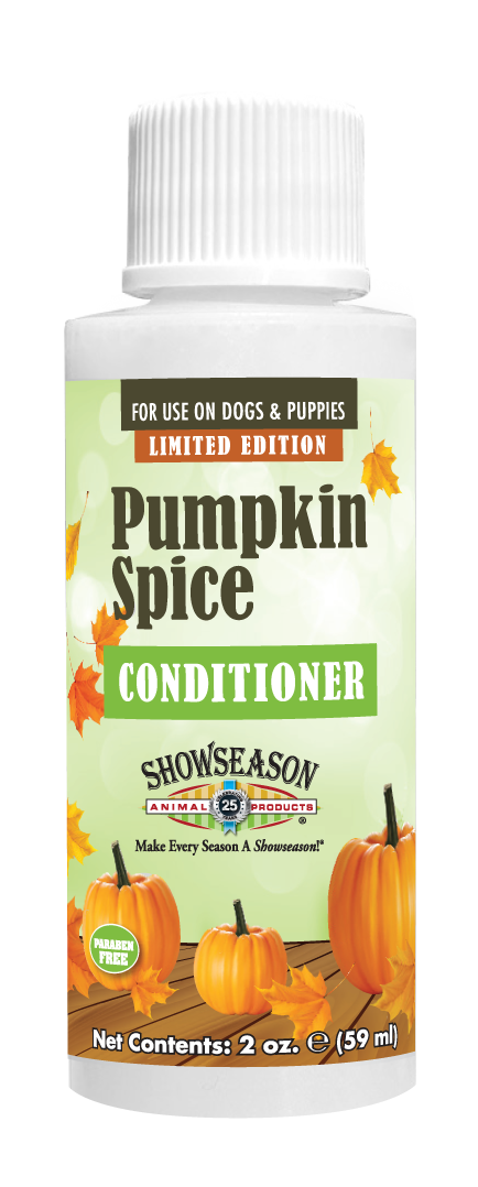 Pumpkin Spice conditioner in a 2 ounce bottle. 