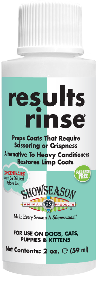 Results Rinse Coat Prep in a 2 ounce bottle. 