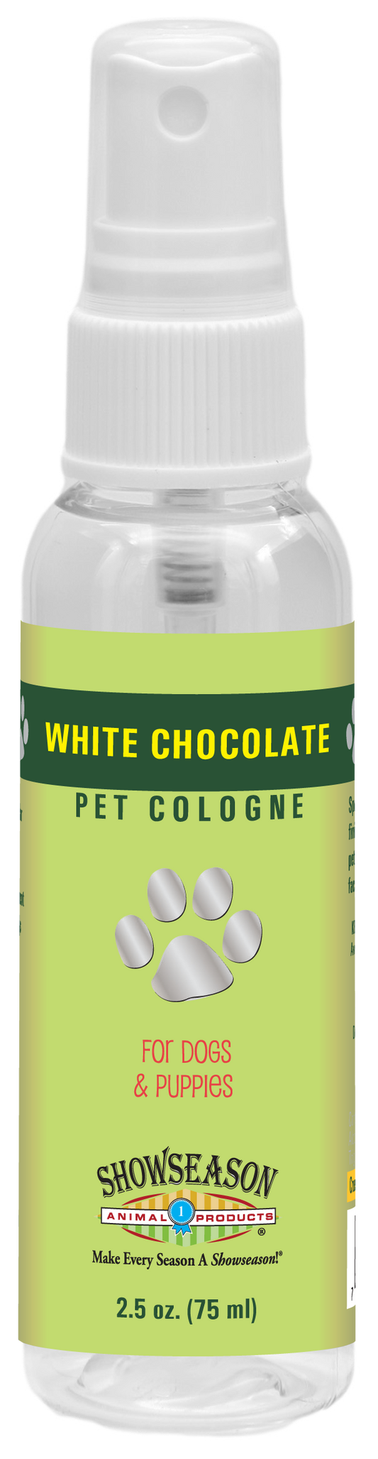 Showseason White Chocolate Pet Cologne  in 2.5 oz spray bottle