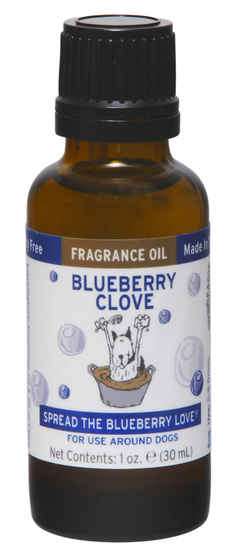 Blueberry Clove Fragrance Oil in 1 ounce brown bottle. 