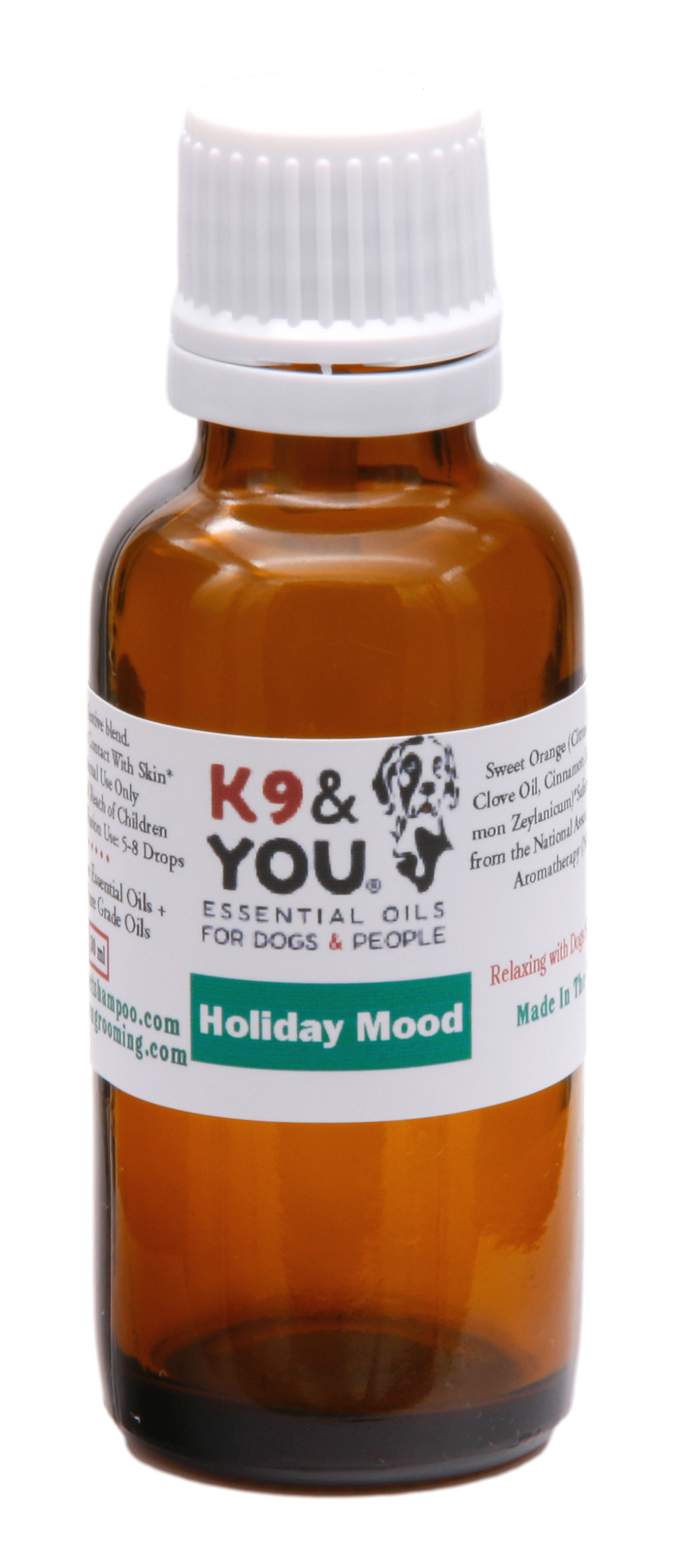 K9 and you Essential oils for dogs in Scent Holiday Mood