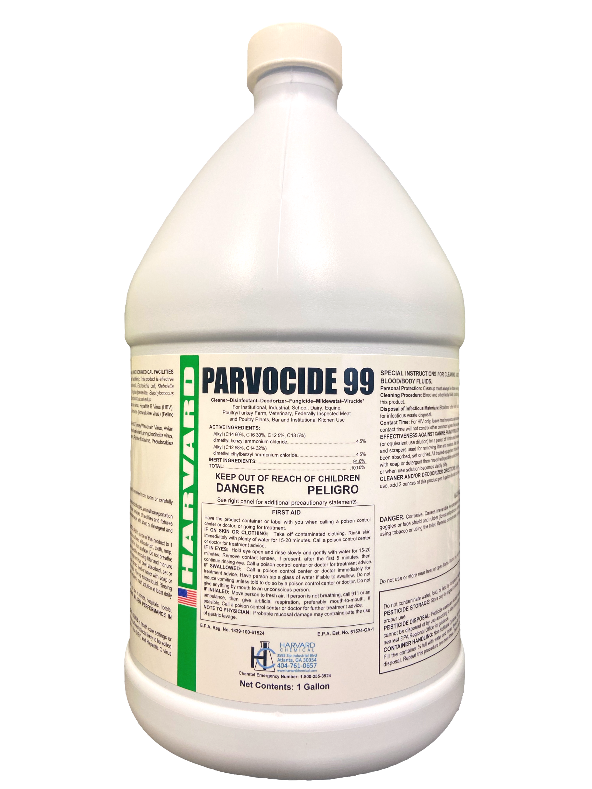 Parvocide 99 1 gallon bottle