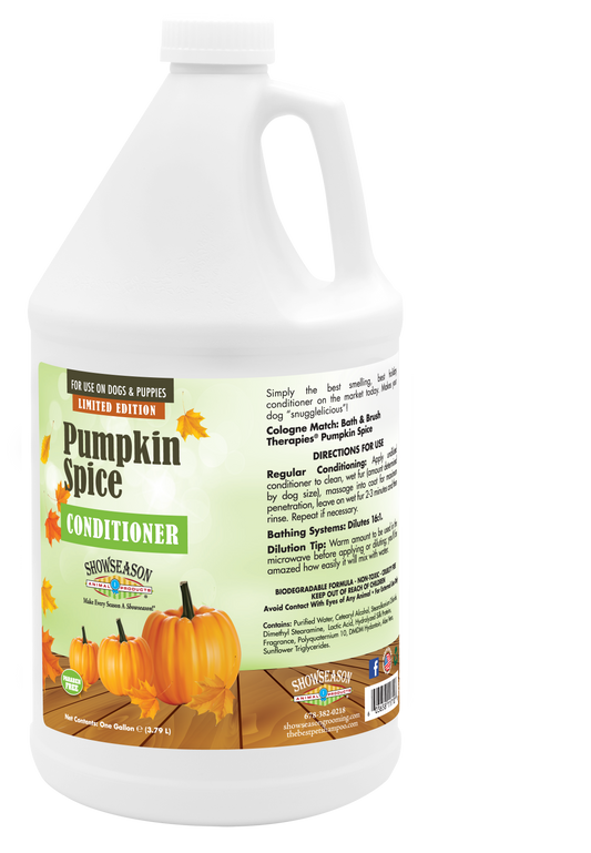 Pumpkin Spice Conditioner in a one gallon bottle.