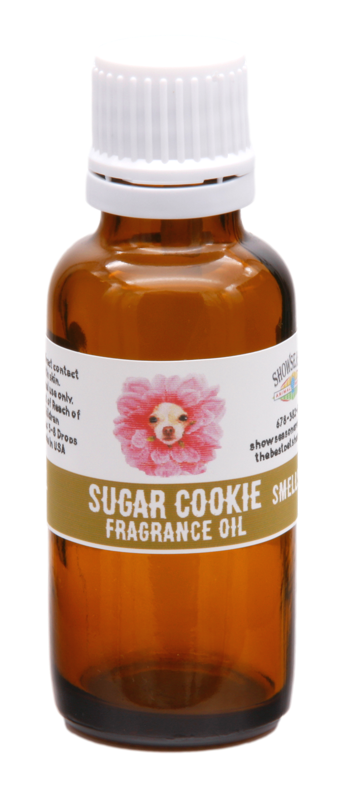 Sugar Cookie Fragrance Oil in Brown bottle